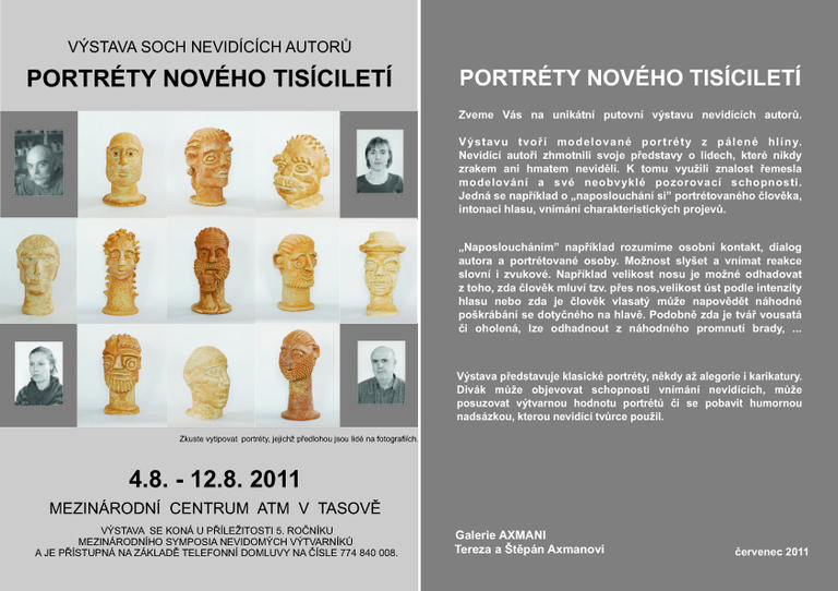 výstava soch nevidících