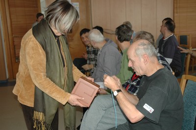 Předání rehabilitačních pomůcek